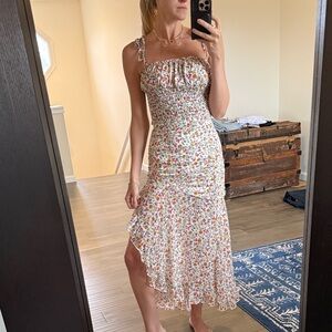 Flynn Skye White Floral skirt set